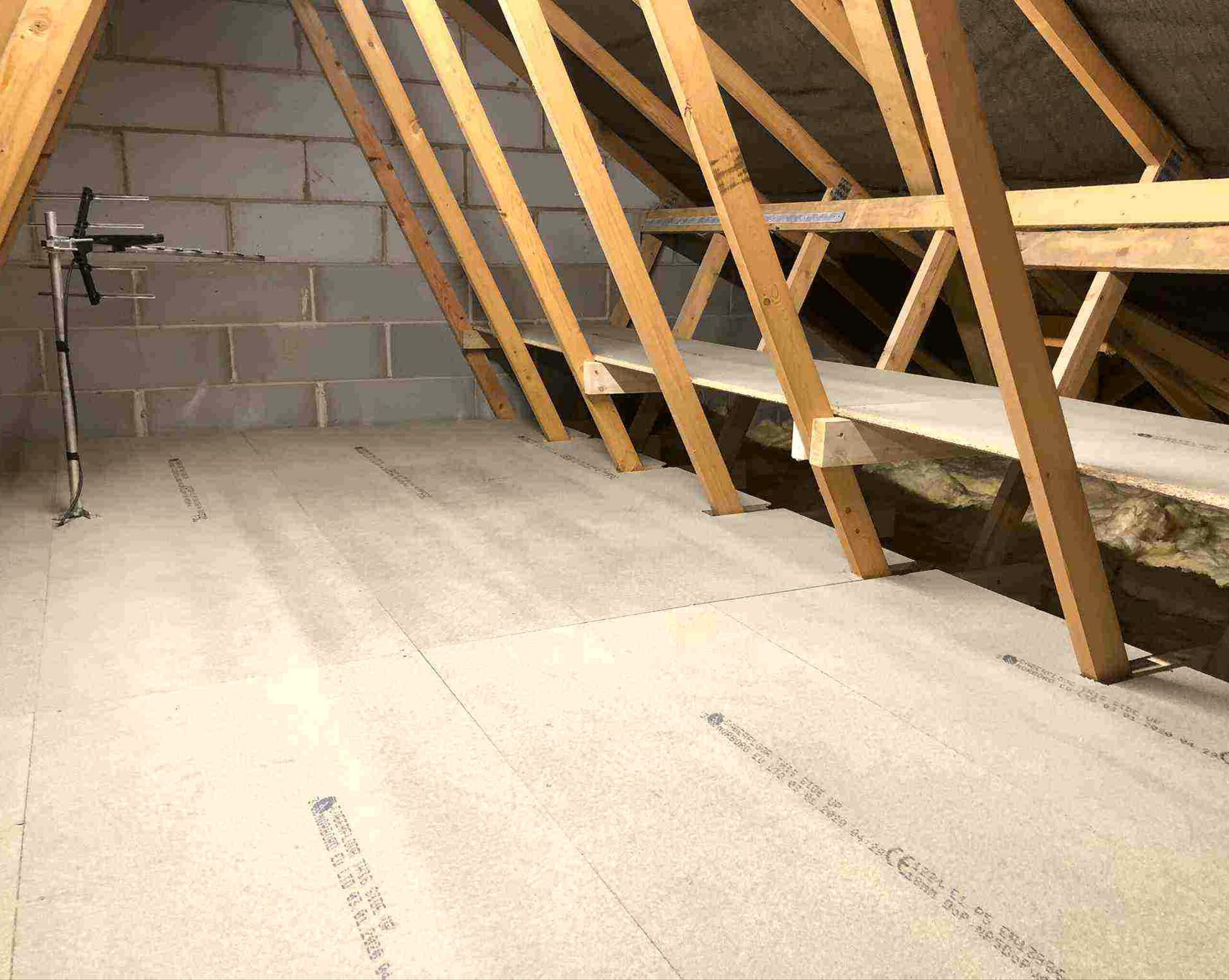 Loft boarding raised